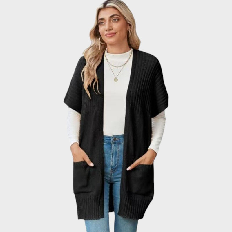 Isla – Lightweight Open-Front Knit Cardigan