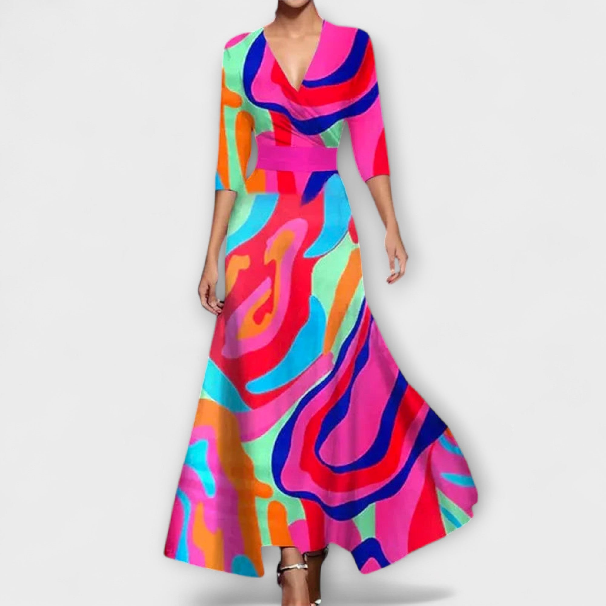 Alma - Elegant Dress with Sleeves