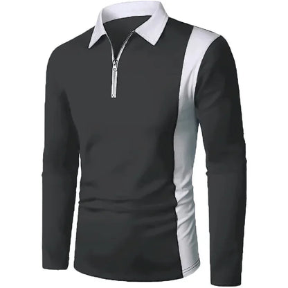 Men's Long Sleeve Polo Shirt Padrony Verno