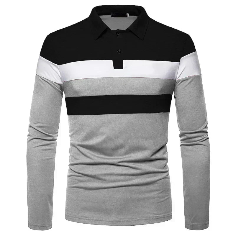 Men's Long Sleeve Polo Shirt Slingint Verno