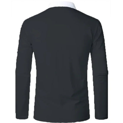 Men's Long Sleeve Polo Shirt Padrony Verno
