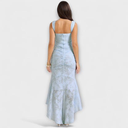 Renske - Long dress with an elegant and sophisticated bodice