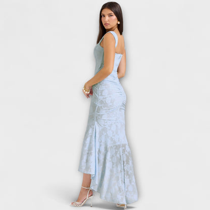 Renske - Long dress with an elegant and sophisticated bodice