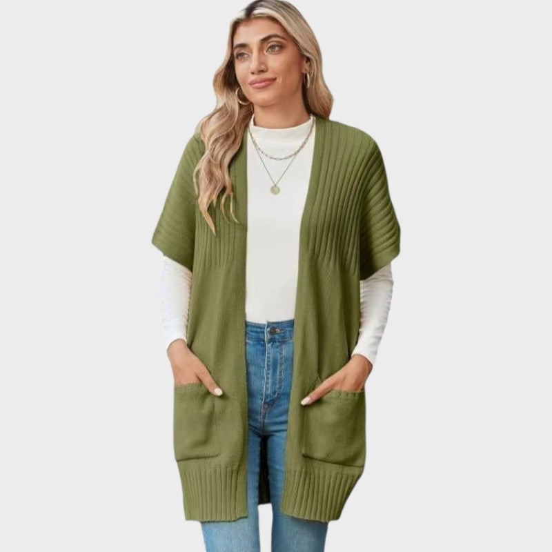 Isla – Lightweight Open-Front Knit Cardigan