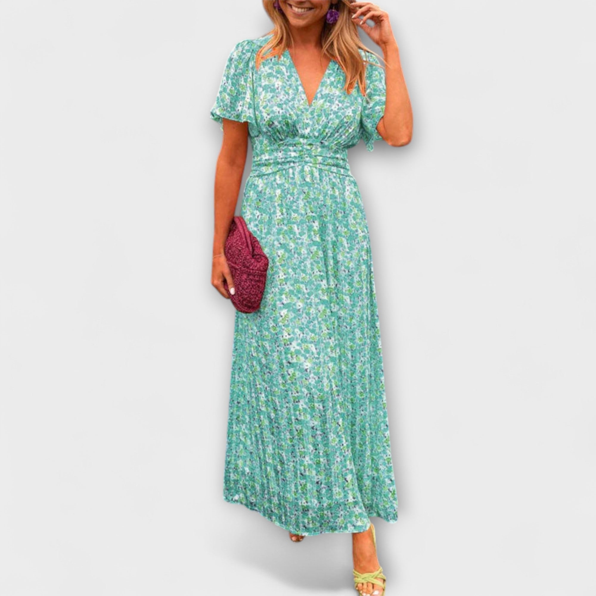 Elsie - Classic V-Neck Dress